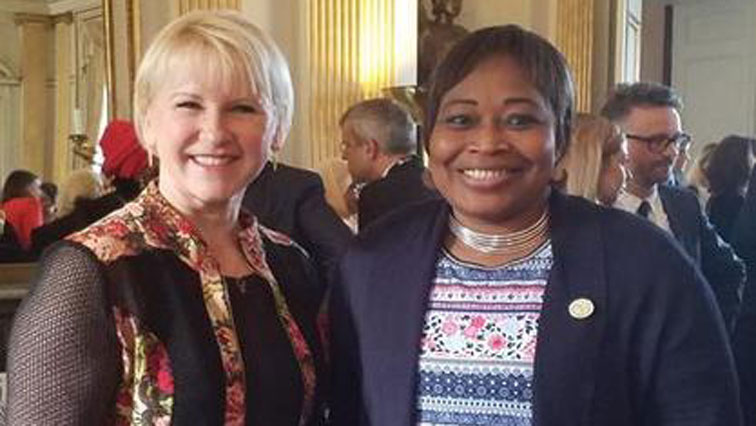 The Commissioner for Political Affairs of the African Union Commission, Amb. Minata Samate Cessouma has met with Sweden Foreign Affairs Minister Margot Wallström, on the sideline of the 2018 Stockholm Forum on Gender Equality.
