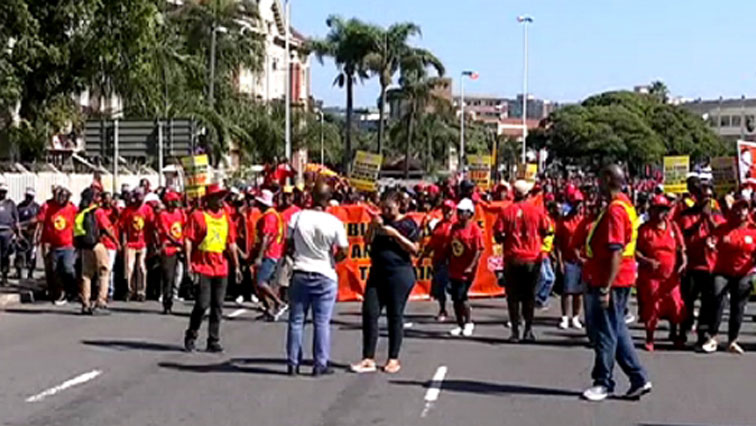 Saftu says about six-thousand workers are participating in the march.