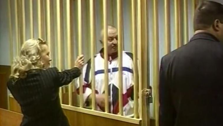 Former Russian spy Sergei Skripal in custody in Moscow in 2006.