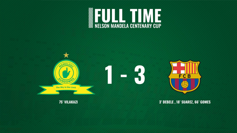 Sundowns played their hearts out against Barcelona on Wednesday.