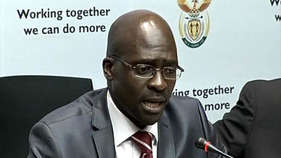 Gigaba has called on other countries to take up millions of refugees.