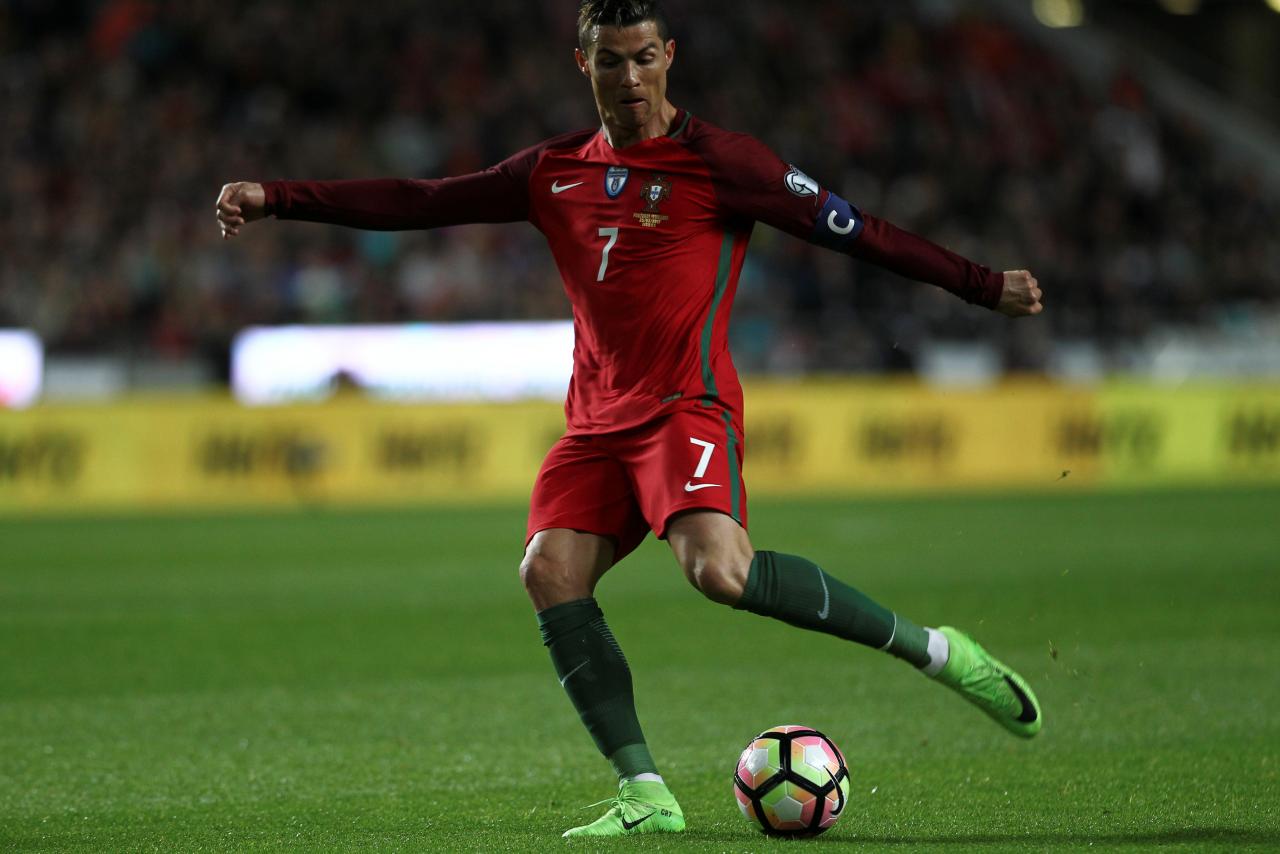Ronaldo scored a hat-trick
