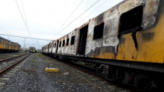Burnt train