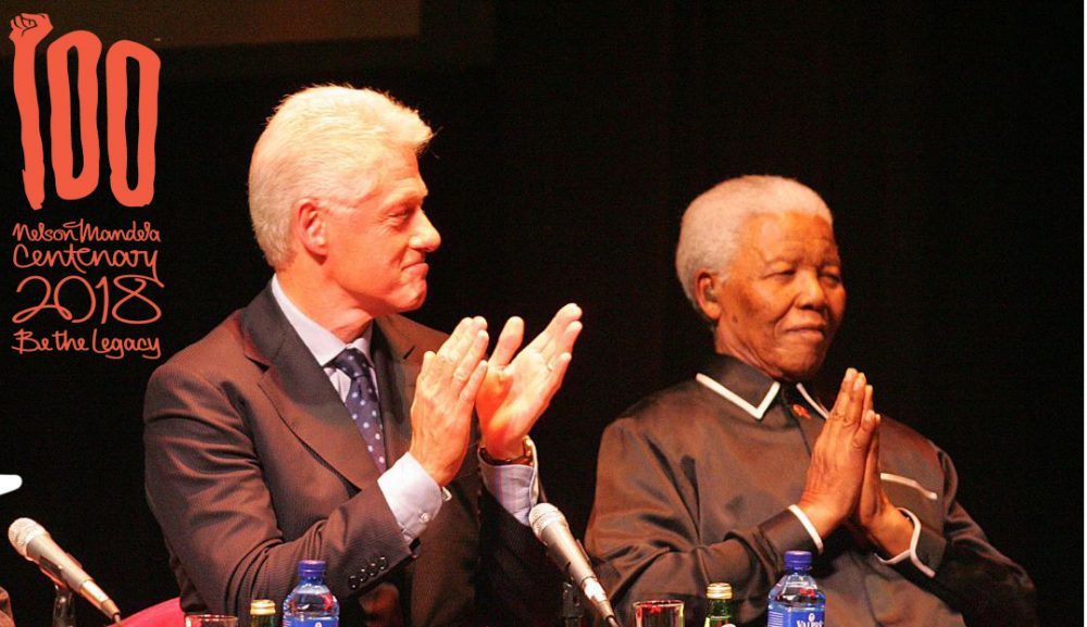 Former USA President Bill Clinton delivered the Inaugural Nelson Mandela lecture on the July 19, 2003.
