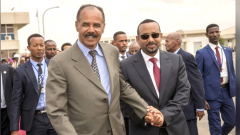 Eritrean President Isaias Afwerki and Ethiopia's Prime Minister Abiy Ahmed