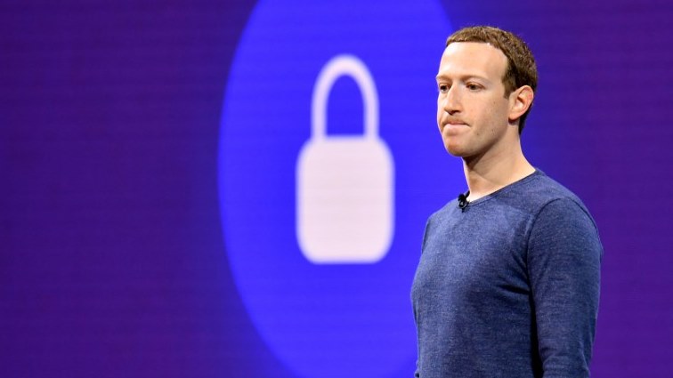 (FILES) In this file photo taken on May 1, 2018, Facebook CEO Mark Zuckerberg speaks during the annual F8 summit at the San Jose McEnery Convention Center in San Jose, California.