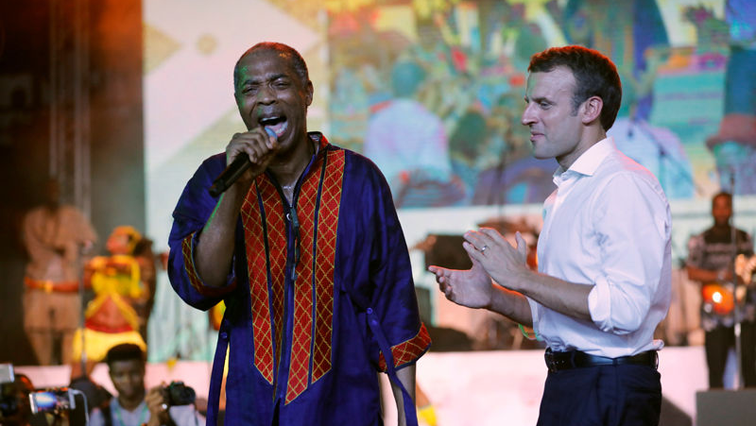 Emmanuel Macron visited a nightclub founded by legendary Nigerian Afrobeat star Fela Kuti.
