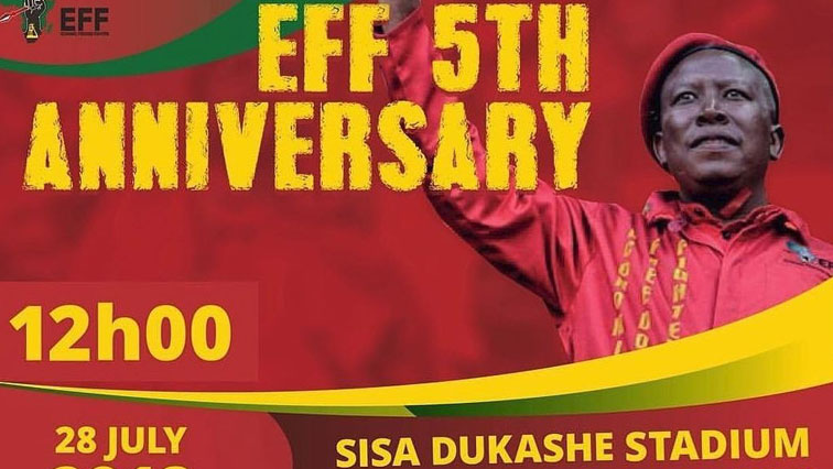 Julius Malema is expected to address the event at midday.