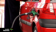 Car at a petrol tank