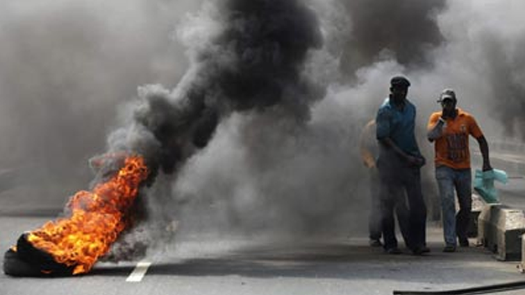 Residents in the area have been protesting over service delivery since Tuesday morning.