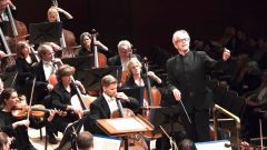 An orchestral performance