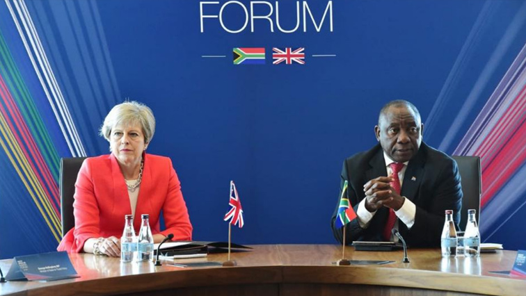 May and Ramaphosa held a roundtable
