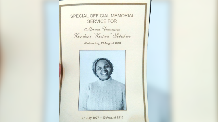 Sobukwe is expected to be buried during a Special Official funeral at Graaff- Reinet in the Eastern Cape on Saturday.