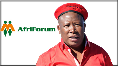 Afriforum has laid charges against EFF leader Julius Malema