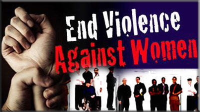 End Violence Against women poster