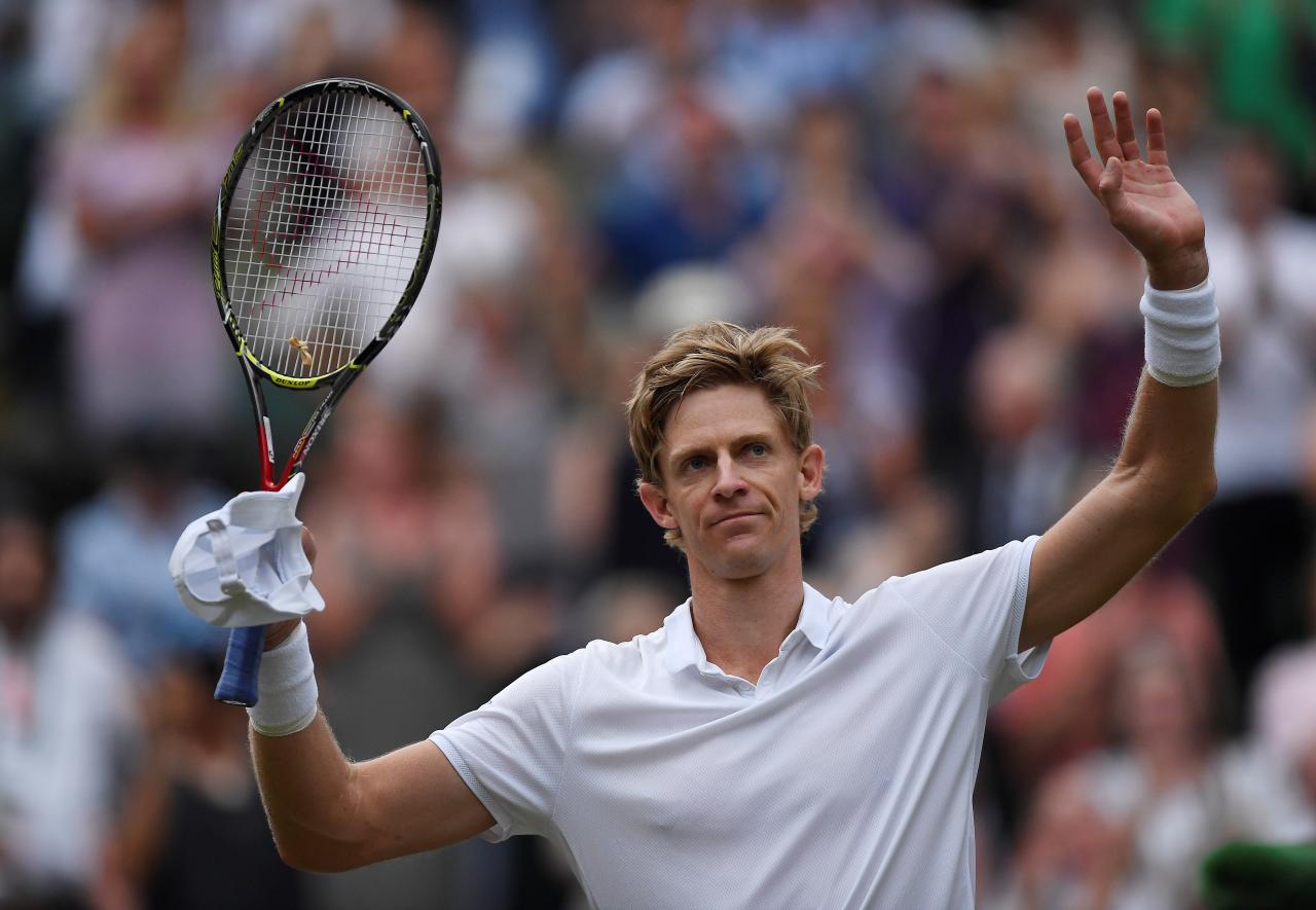 Kevin Anderson of South Africa is through to the round of 16 at the Rogers Cup.