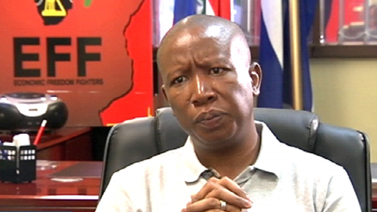 Economic Freedom Fighters (EFF) leader Julius Malema was addressing lawyers affiliated with the Limpopo Law Council outside Polokwane.