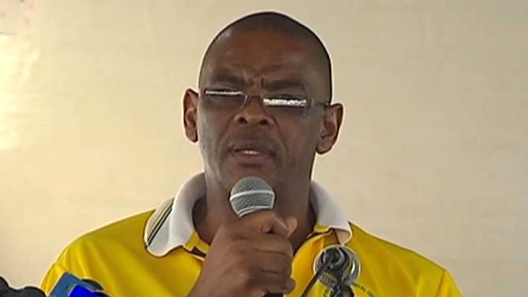 ANC's Secretary-General, Ace Magashule.