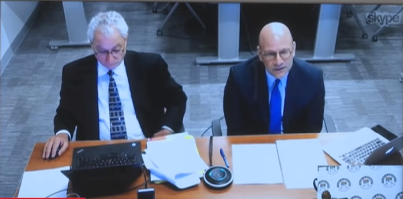 Dr Joel S. Hellman and Dr Danial Kaufmann testify during the state capture inquiry in Parktown Johannesburg. They are both experts in the field of state capture and have written many articles on the subject.