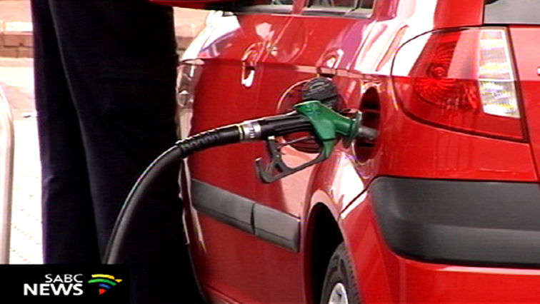 A car next to a petrol pump