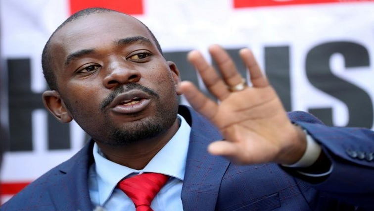 Opposition Movement for Democratic Change (MDC) leader Nelson Chamisa addresses a media conference following the announcement of election results in Harare, Zimbabwe, August 3, 2018.