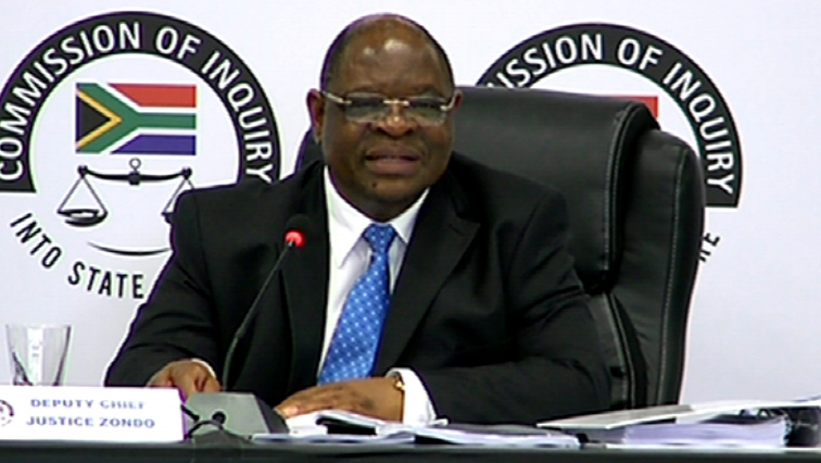 Chairperson of the Commission of Inquiry into State Capture, Deputy Chief Justice Raymond Zondo