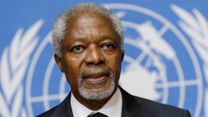 Kofi Annan passed away last month after a short illness at the age of 80.