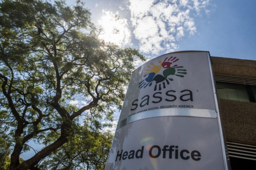 Sassa logo on a building