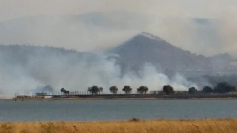 Part of the Pilanesberg wild fire