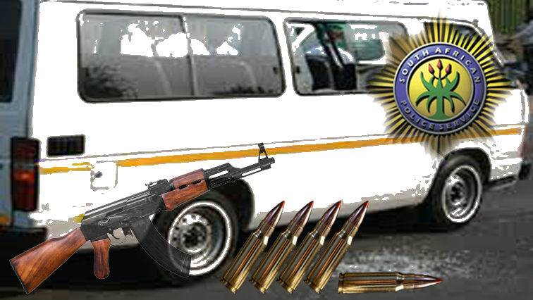 Taxi, Gun and, bullets and a police logo