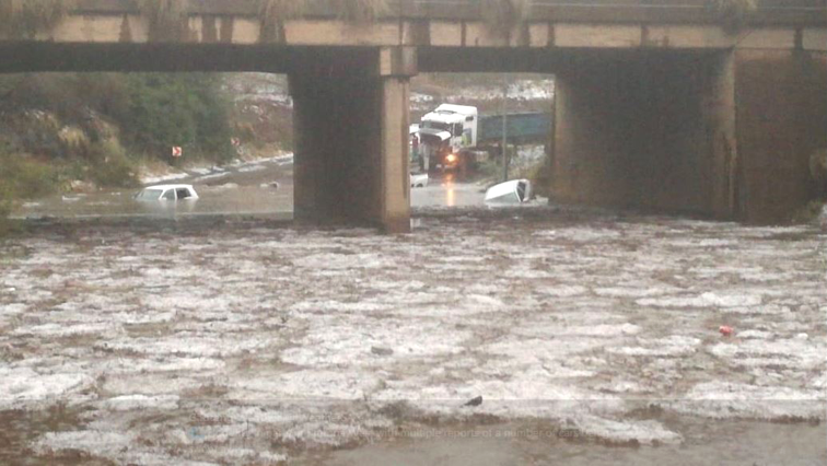Many pictures have been posted on social media of cars floating in deep water along flooded streets.