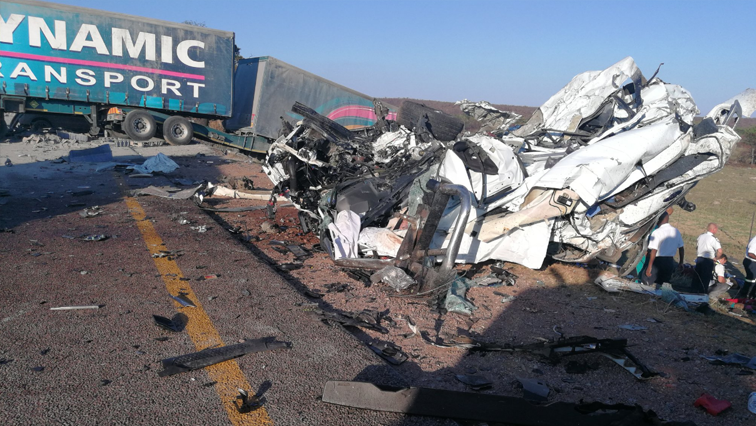 The 21 were among 26 people killed in the pile-up that occurred when a truck had a tyre burst and collided with a taxi, two bakkies and a car eight days ago.