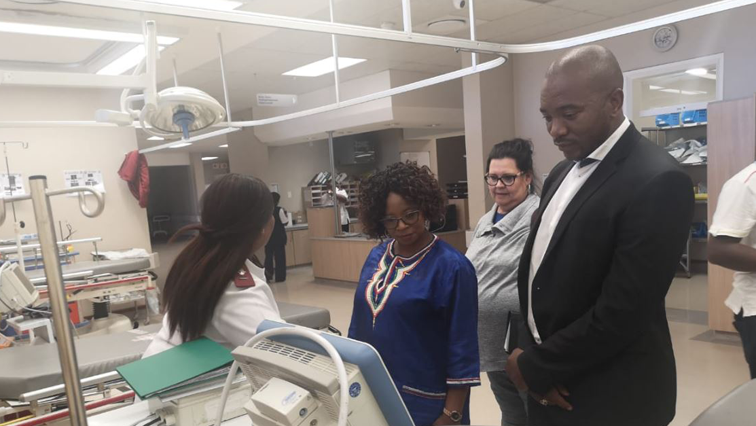 DA leader Mmusi Maimane visited Boitumelo Regional Hospital in Free State.