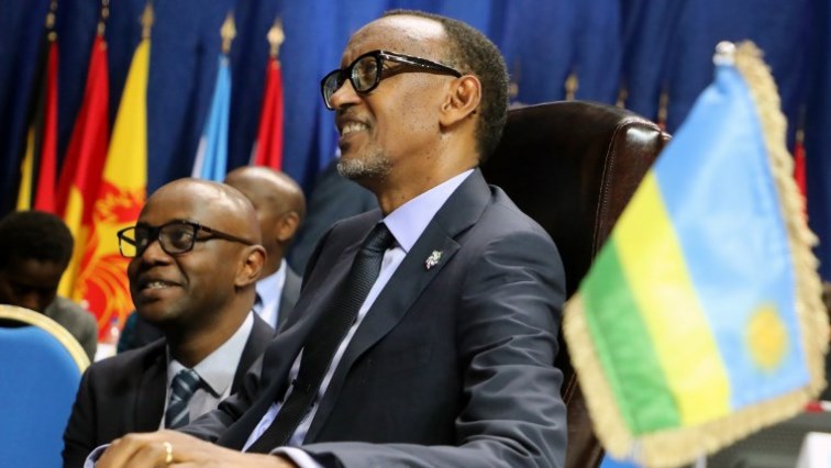 Rwanda's President Paul Kagame attends the 17th Francophone countries summit in Yerevan.