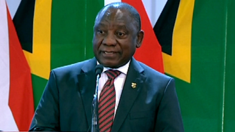 Ramaphosa was delivering the eulogy at Molewa's official funeral.