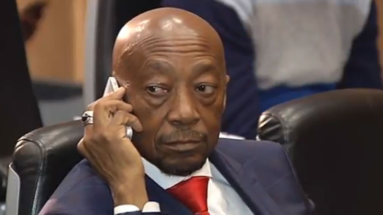In the report, Nugent Robert says that he is aware that Tom Moyane is facing a disciplinary process.