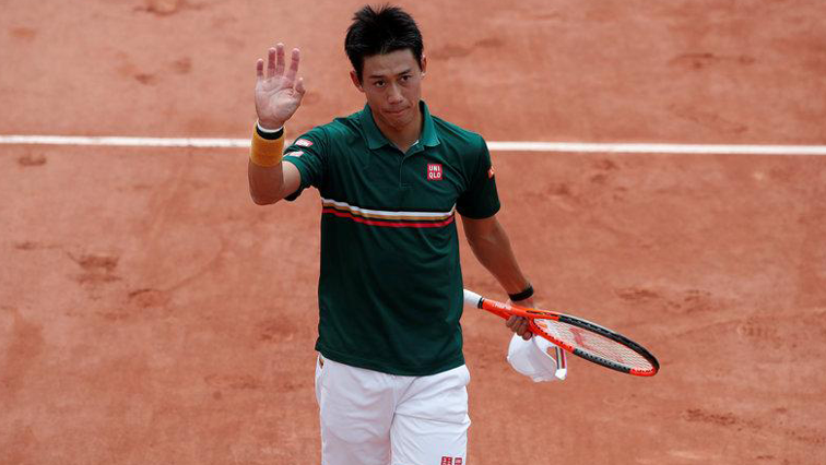 Kei Nishikori seeded 10, made the quarter-finals by beating the seventh-seeded Kevin Anderson.