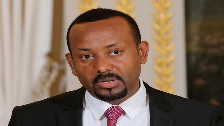 Ethiopian Prime Minister Abiy Ahmed speaks during a media conference at the Elysee Palace in Paris, France, October 29, 2018.