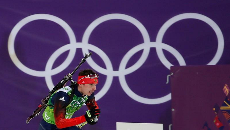 Russian biathlon athlete Evgeny Ustyugov