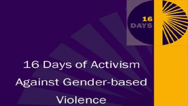 16 Days of Activism Against Gender-based Violence.