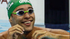 Chad le Clos in the pool