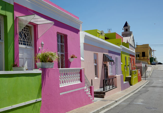 Bo-Kaap colourful houses