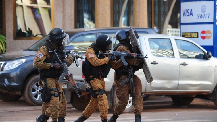 File photo of Burkina police force