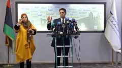 Emad Al-Sayah, Chairman of Libya's High National Election Commission (HNEC), speaks during a news conference in Tripoli, Libya December 6, 2018