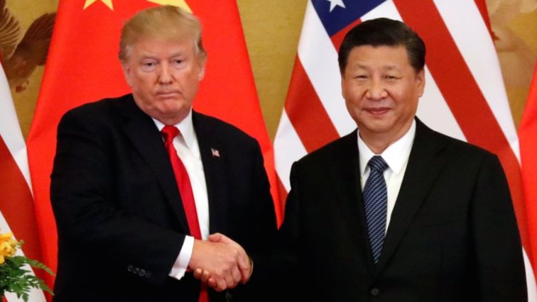 US President Donald Trump and China's Xi Jinping.
