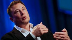 Tesla and SpaceX CEO Elon Musk speaks in a "fireside chat" at the National League of Cities (NLC) 2018 City Summit in Los Angeles.