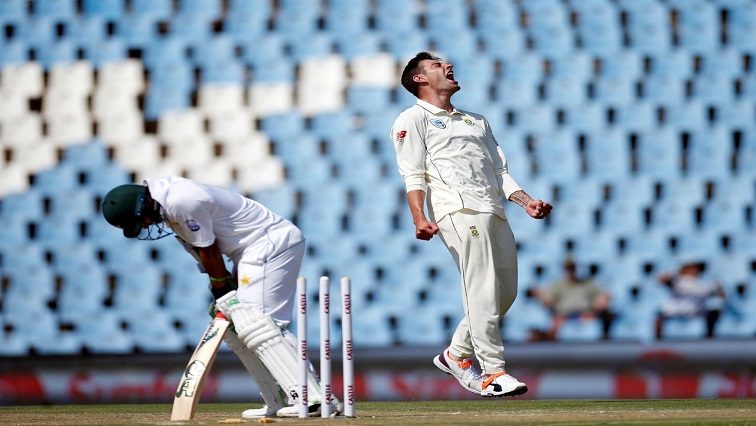 Duanne Olivier took four for 48 as Pakistan were bowled out for 177 after being sent in on a hard, green-tinged pitch.