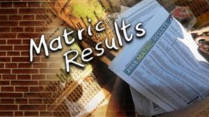 Newspaper with matric results