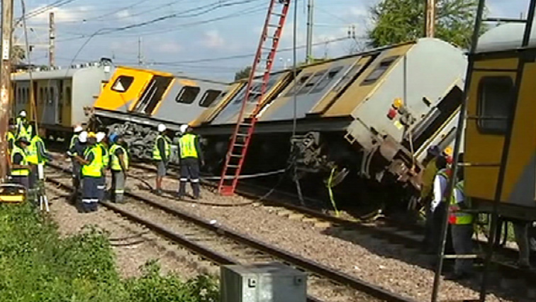 Three people died when  trains collided in Pretoria, last week.