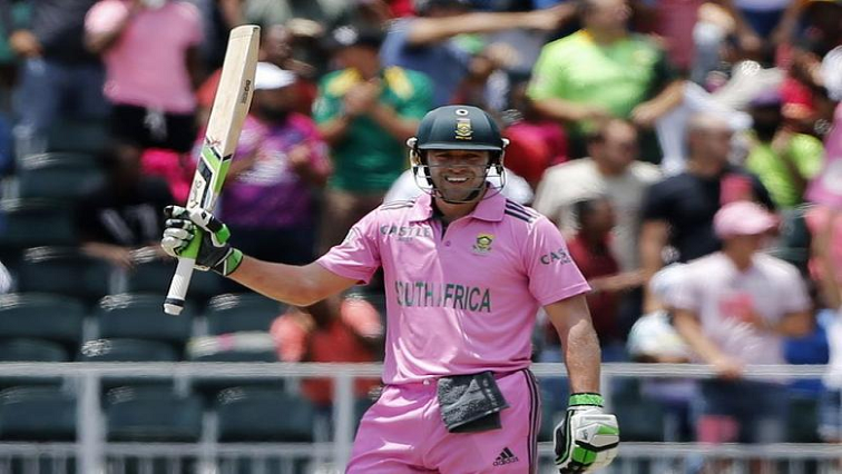 Proteas player in pink